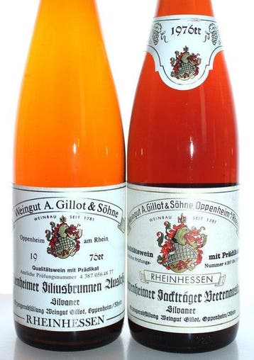 1976 Silvaner Beerenauslese + Auslese: Oppenheimer, Nieuw