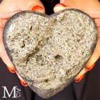 Peruaans Pyriet Hart - Schitterende Kristallen - Hoogte: 110