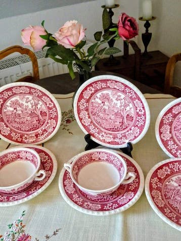 Villeroy & Boch - – 15-teiliges Konvolut Rusticana Rot –