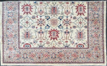 Afghan Feraghan Ziegler ( unused ) - handgeknoopt - wol -, Nieuw