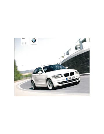 2008 BMW 1 SERIE BROCHURE DUITS, Ophalen of Verzenden, Nieuw