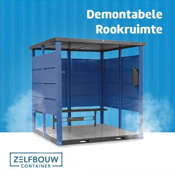 Laagste prijs Demontabele rookruimte incl asbak & zitplaats, Tuin en Terras, Nieuw