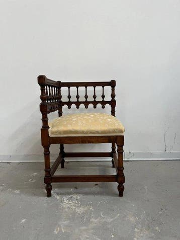 Fauteuil - Hout, Textiel - armstoel
