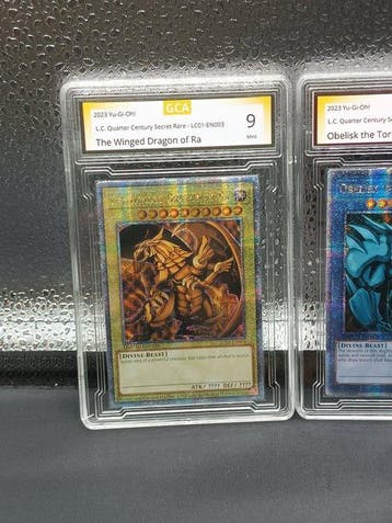 Konami - 2 Card - Yu-Gi-Oh! - Obelisk the Tormentor & The
