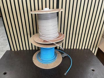 Veiling - 2 Rollen Netwerkkabel – CAT6 UTP 24AWG + Blauwe, Auto-onderdelen, Nieuw