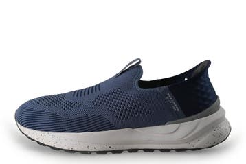 Skechers Instappers in maat 45 Blauw, Overige typen, Zo goed als nieuw, Skechers, Verzenden