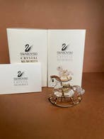 Swarovski - Figurine - Memories Hobbelpaard Goud - Boxed -, Antiquités & Art