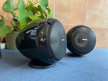 Philips - FWB-MZ5 / Enceinte de bibliothèque en bois, 2