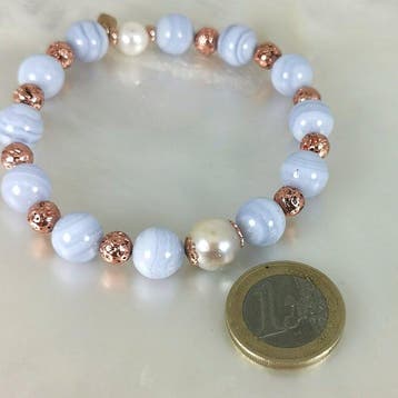 Zonder minimumprijs - Armband Zilver Parel - Parel -, Nieuw