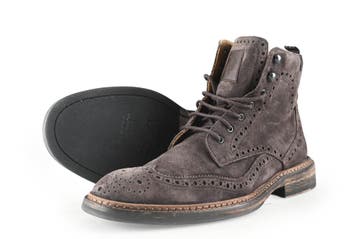 Floris van Bommel Veterboots in maat 40½ Bruin, Bruin, Verzenden, Boots, Floris van Bommel