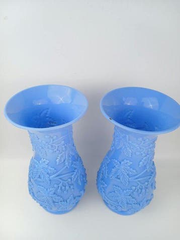 Portieux Vallerysthal - Vaas (2) - Opaline glas, Antiquités & Art