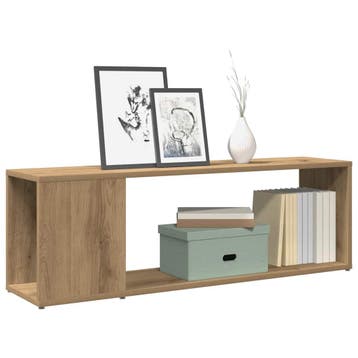 vidaXL Tv-meubel 100x24x32 cm bewerkt hout artisanaal, Verzenden