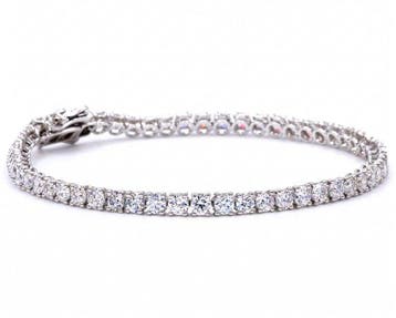 Armband - 18 karaat Witgoud - 5.45ct. tw. Diamant, Nieuw