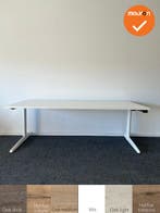 Ahrend 500 slingerverstelbaar bureau - 200x80 - wit onderste, Werkplek, Ophalen of Verzenden, Gebruikt, Bureau