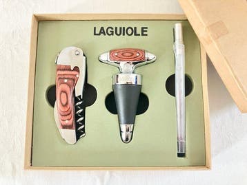 LAGUIOLE - Tire-bouchon (3) - Bois, Métal - Ensemble, Antiek en Kunst