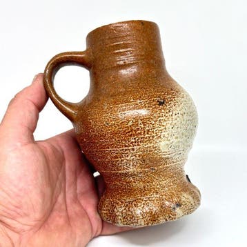Médiéval Grès cruche de Raeren (Belgique) - cruche en grès