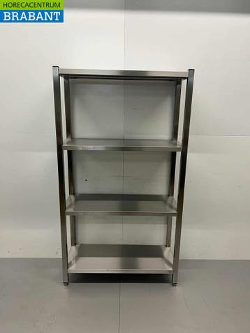 HCB RVS Opbergrek Rek Stelling Premium-line 100 x 40 x 180, Zakelijke goederen, Ophalen of Verzenden, Nieuw in verpakking