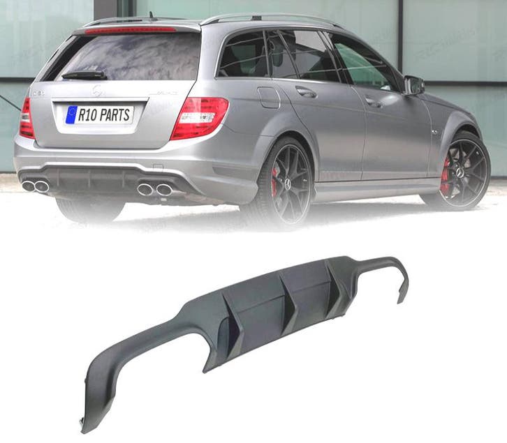Diffuseur Pour Mercedes Classe C W204 12-15 Look C63 Amg, Auto-onderdelen, Carrosserie, Verzenden