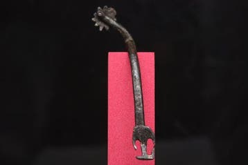 Middeleeuws (Gothic) - IJzer Militaire ruiterspoor - 14.8 cm