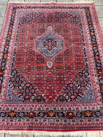 Indo Bidjar - gereinigd - handgeknoopt - wol - Tapijt - 200