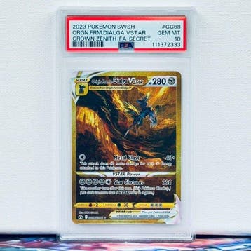 Pokémon Graded card - Dialga GG68 - Pokémon - PSA 10