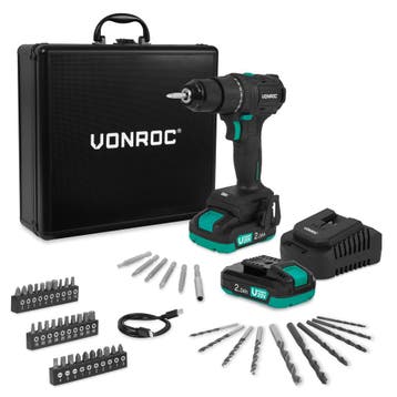 PRO Accuboormachine 20V – Brushless motor – 40Nm | Incl. 2x, Verzenden, Nieuw