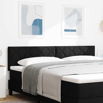 vidaXL Hoofdbord Zwart 180 cm Stof, Huis en Inrichting, Verzenden, Nieuw