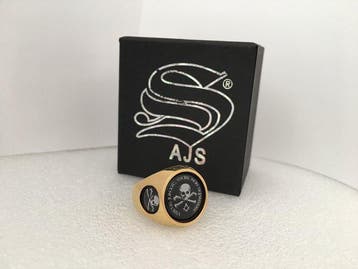 AJS Massive Skull & Bones Memento Mori Latin chirurgical
