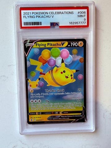 Pokémon - 1 Graded card - Pikachu 006/025 Foil, Carte promo