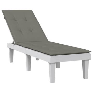 vidaXL Terrasstoelkussen (75+105) x 50 x 4 cm stof gemêleerd, Verzenden, Nieuw