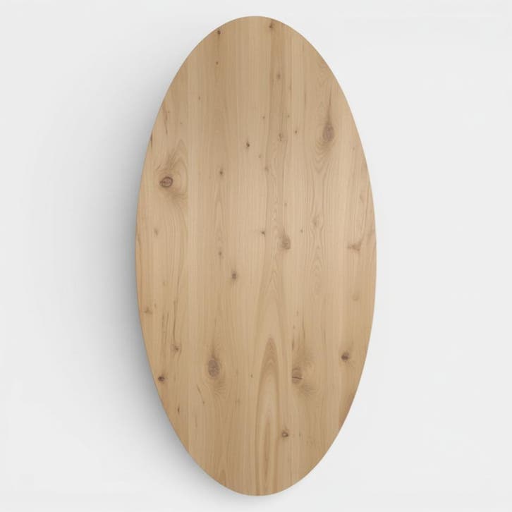 Tafelblad Ovaal Eikenhout 140x70, Huis en Inrichting, Tafels | Eettafels