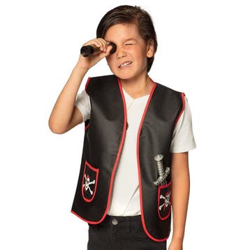 Piraten Vest Jongen 4/6 jaar, Verzenden