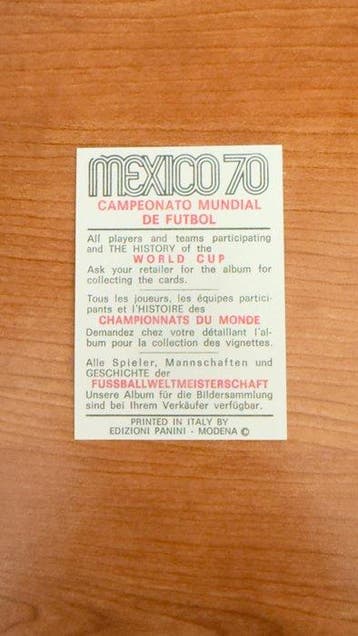 Panini Mexico 70 Leonidas Édition originale - 1 Sticker -, Nieuw