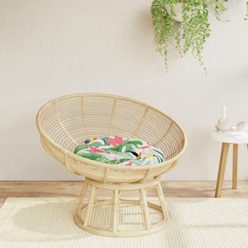 vidaXL Kussen rond Ø 60x11 cm oxford stof meerkleurig, Verzenden