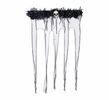 Halloween Deurgordijn Bloemen 1,2m, Verzenden, Nieuw