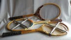 Tennis - Lot 3 Raquettes en bois - 1960 - Tennisracket