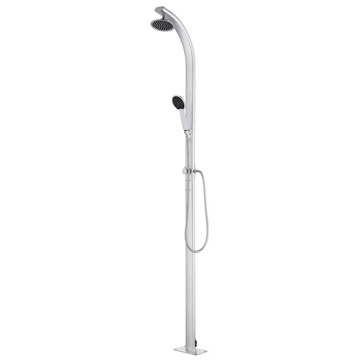vidaXL Buitendouche 215 cm aluminium, Jardin & Terrasse, Piscines, Envoi