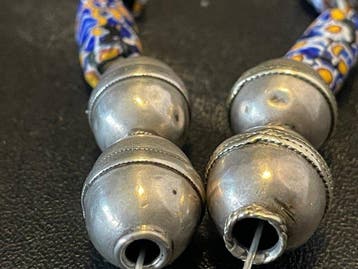Oud-Aziatisch Glas, Zilver Beads (Zonder minimumprijs), Antiek en Kunst
