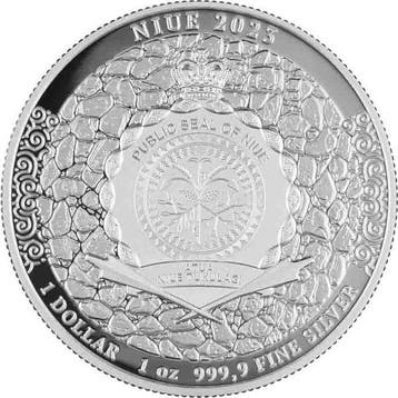 Niue. 1 Dollar 2023 1 oz $1 Niue Silver The Witcher Book