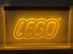 LEGO neon bord lamp LED verlichting reclame lichtbak *geel*, Verzenden