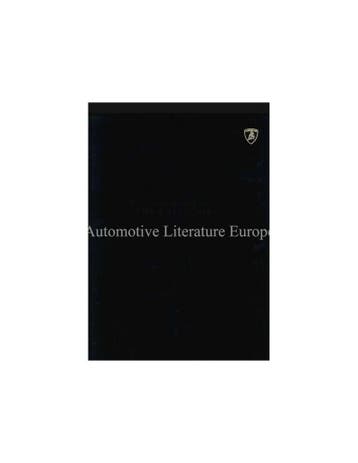 2005 LAMBORGHINI MURCIELAGO COUPE ROADSTER BROCHURE DUITS, Ophalen of Verzenden
