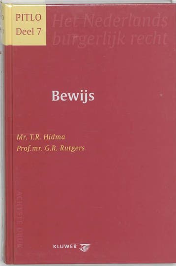 Bewijs / PITLO - Het Nederlands burgerlijk recht / 7, Verzenden, T.R. Hidma