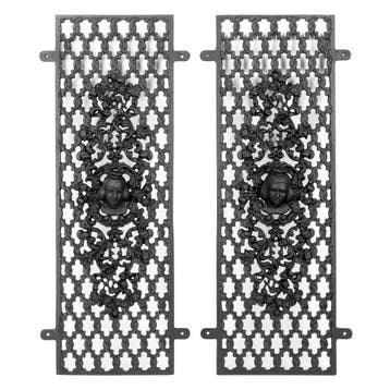 Deurroosters Deurrooster Set Prins &amp; Prinses Raam  Deur, Minder dan 80 cm, Verzenden, Minder dan 200 cm, Nieuw