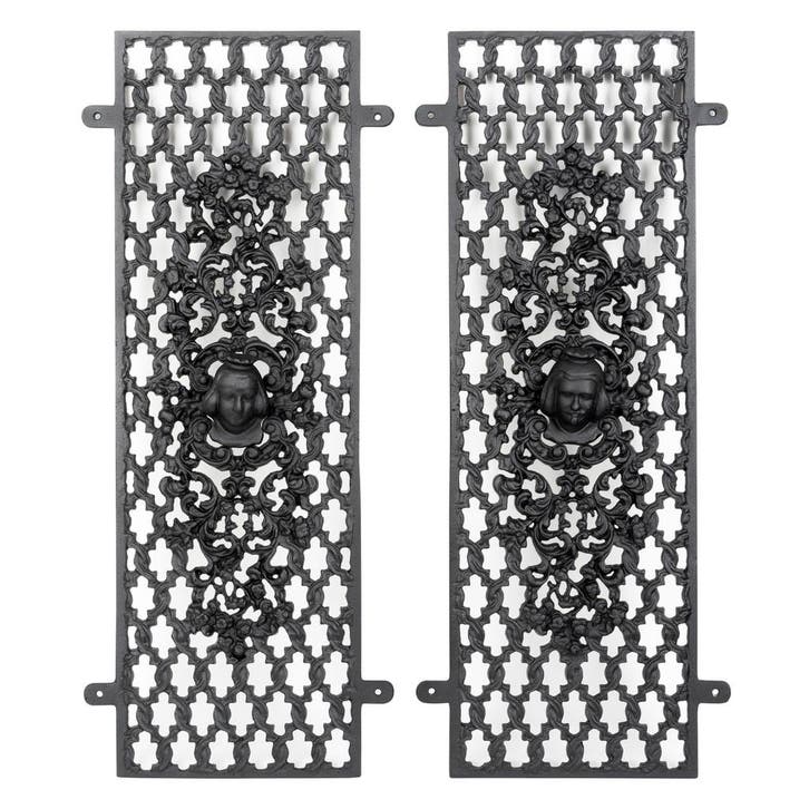 Deurroosters Deurrooster Set Prins &amp; Prinses Raam  Deur, Doe-het-zelf en Bouw, Deuren en Vliegenramen, Vouwdeur, Nieuw, Metaal
