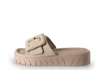 Tamaris Muiltjes in maat 38 Beige, Kleding | Dames, Schoenen, Tamaris, Verzenden, Beige, Zo goed als nieuw