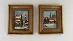 Belgische school (XX) - Winterlandschappen, Antiek en Kunst