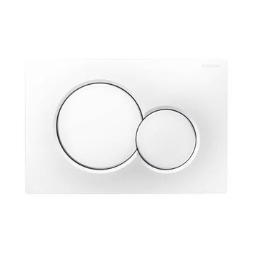 Bedieningsplaat Sigma by Geberit Frontbediening Mat Wit, Ophalen of Verzenden, Nieuw, Overige typen