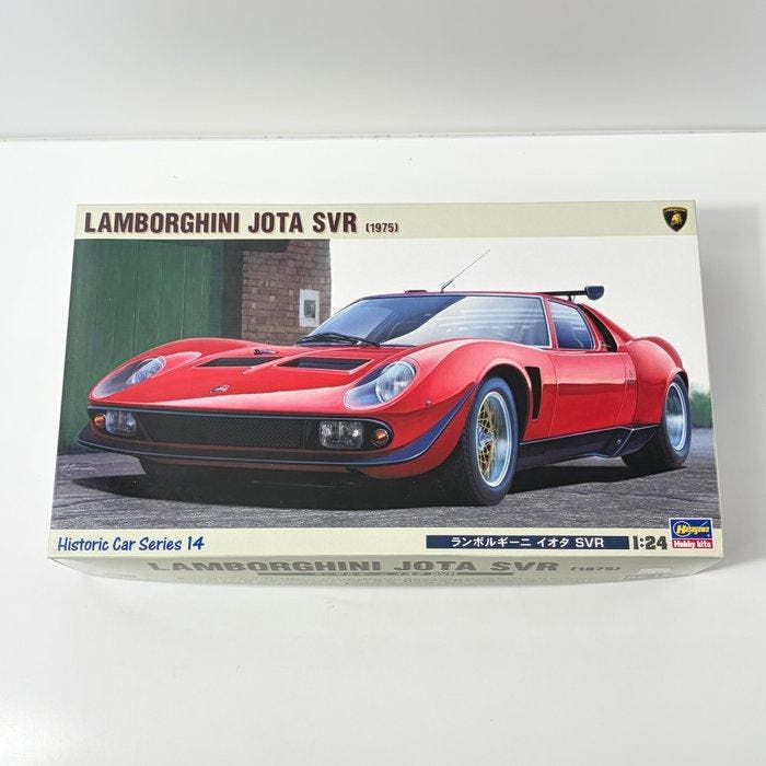 Hasegawa 1:24 - Modelbouwdoos (2) - Lamborghini Jota SVR, Hobby & Loisirs créatifs, Voitures miniatures | 1:5 à 1:12
