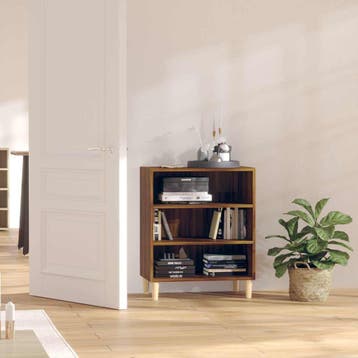 vidaXL Dressoir 57x35x70 cm spaanplaat bruin eikenkleur, Verzenden, Nieuw