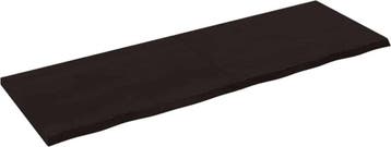 vidaXL - Wandschap - behandeld - massief - eikenhout -, Verzenden, Nieuw